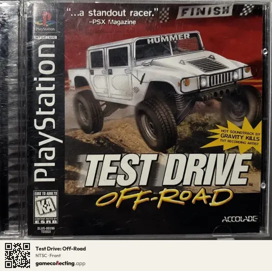 Test Drive: Off-Road PlayStation, NTSC box front