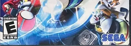 Sonic Riders: Zero Gravity, the ESRB box on its front