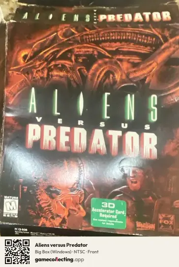 Aliens versus Predator Computer, NTSC box front