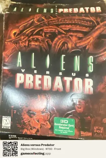 Aliens versus Predator Computer, NTSC box front