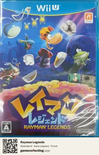 Rayman Legends Nintendo Wii U, Japan box front