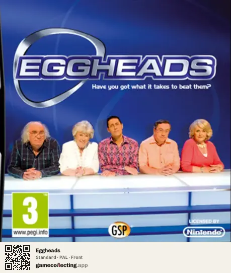 Eggheads Nintendo DS, PAL box front