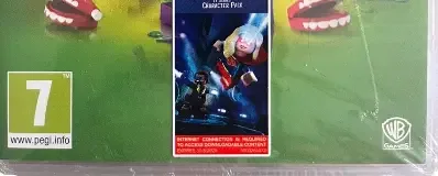 LEGO DC Super-Villains, the PEGI square on its front