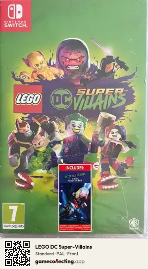 LEGO DC Super-Villains Nintendo Switch, PAL box front