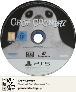 Crow Country PlayStation 5, PAL disc