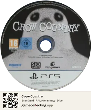 Crow Country PlayStation 5, PAL disc