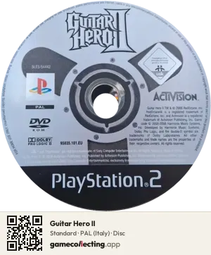 Guitar Hero II PlayStation 2, PAL disc