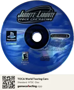 TOCA World Touring Cars PlayStation, NTSC disc
