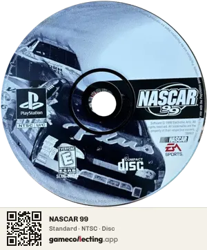 NASCAR 99 PlayStation, NTSC disc