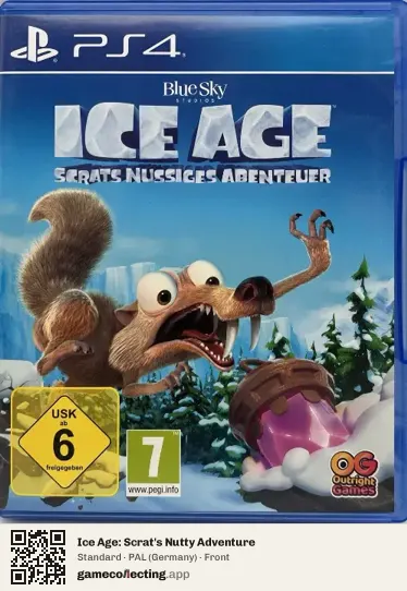 Ice Age: Scrat's Nutty Adventure PlayStation 4, Germany box front