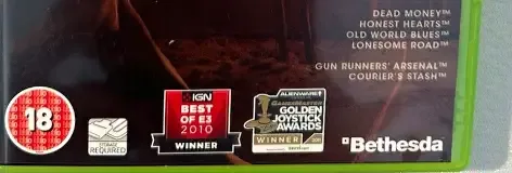 Fallout: New Vegas, the BBFC circle on its front