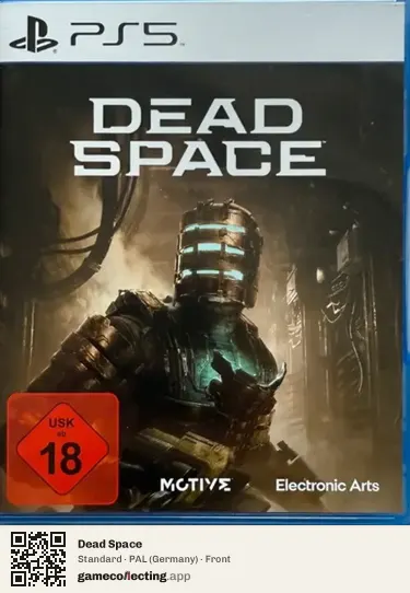 Dead Space PlayStation 5, Germany box front