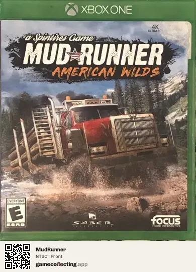 MudRunner Xbox One, NTSC box front
