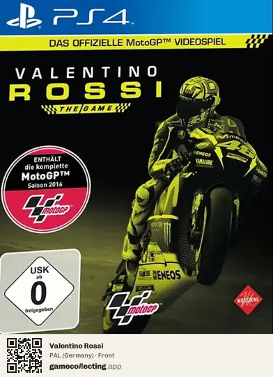 Valentino Rossi PlayStation 4, Germany box front