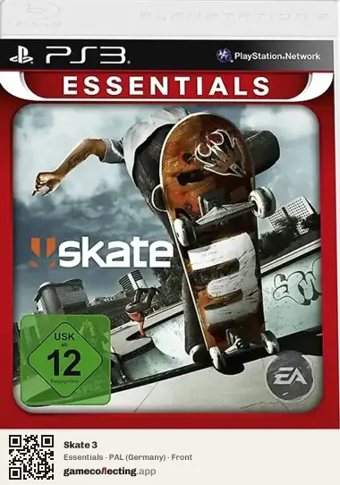 Skate 3 PlayStation 3, Germany box front