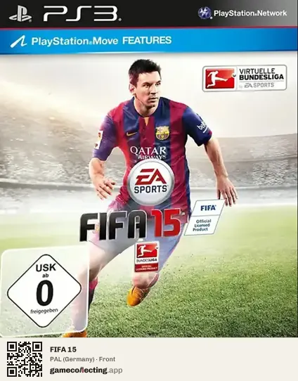 FIFA 15 PlayStation 3, Germany box front