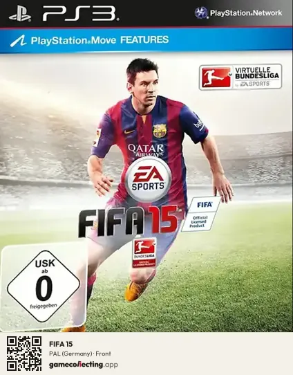 FIFA 15 PlayStation 3, Germany box front