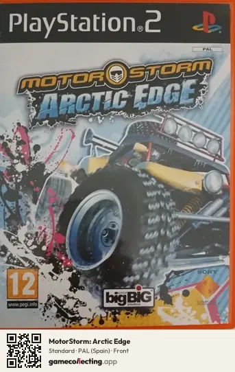 MotorStorm: Arctic Edge PlayStation 2, Spain box front