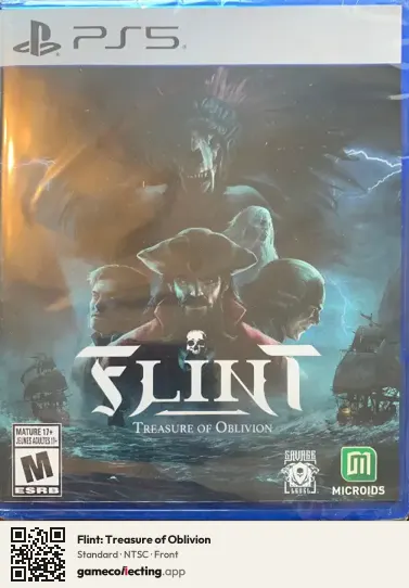 Flint: Treasure of Oblivion PlayStation 5, NTSC box front