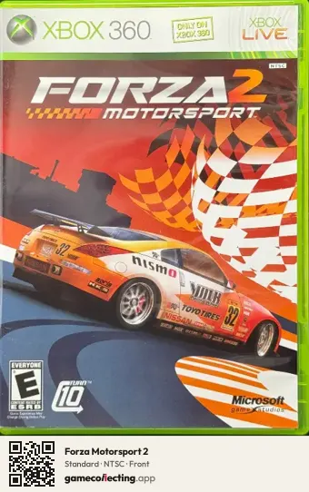 Forza Motorsport 2 Xbox 360, NTSC box front