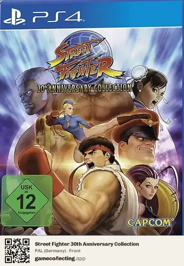 Street Fighter 30th Anniversary Collection PlayStation 4, Germany box front