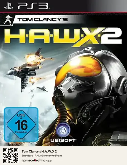 Tom Clancy's H.A.W.X 2 PlayStation 3, Germany box front
