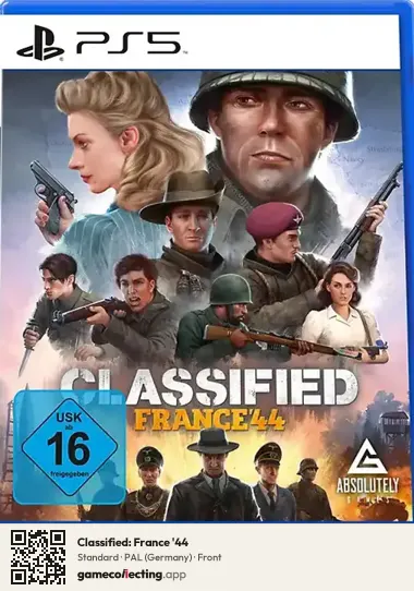 Classified: France '44 PlayStation 5, Germany box front