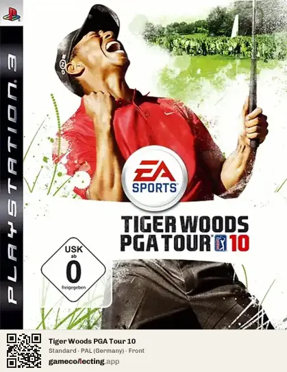 Tiger Woods PGA Tour 10 PlayStation 3, Germany box front