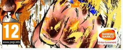 Dragon Ball FighterZ, the PEGI square on its front