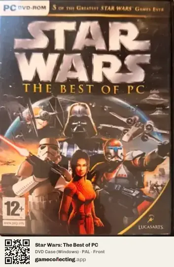 Star Wars: The Best of PC Computer, PAL box front