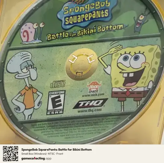 SpongeBob SquarePants: Battle for Bikini Bottom Computer, NTSC box front