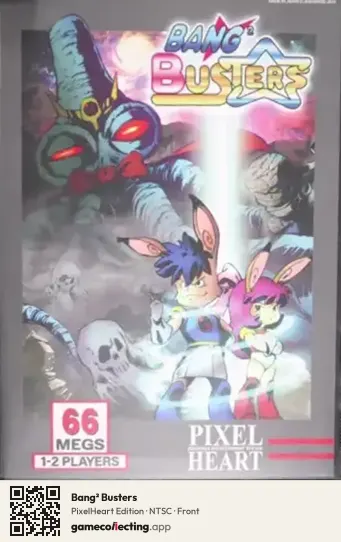Bang² Busters Neo Geo AES, NTSC box front