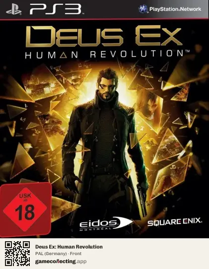 Deus Ex: Human Revolution PlayStation 3, Germany box front