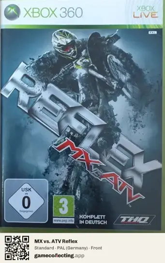 MX vs. ATV Reflex Xbox 360, Germany box front