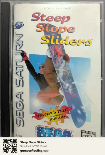 Steep Slope Sliders Sega Saturn, NTSC box front