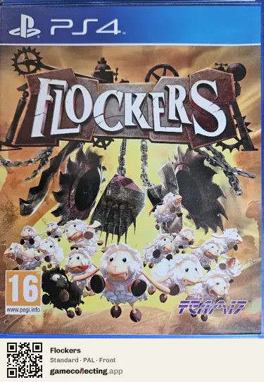 Flockers PlayStation 4, PAL box front