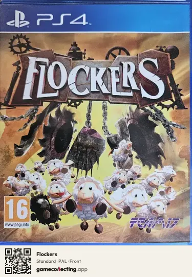 Flockers PlayStation 4, PAL box front
