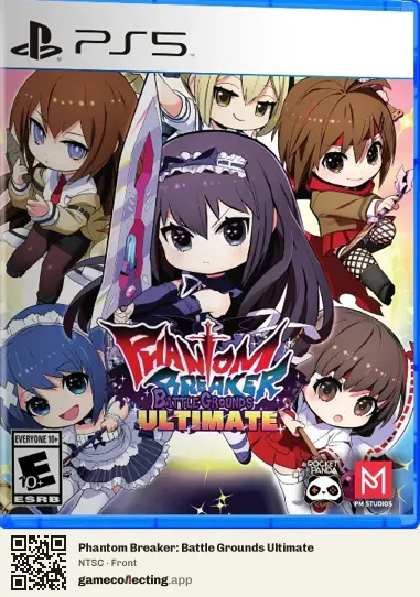 Phantom Breaker: Battle Grounds Ultimate PlayStation 5, NTSC box front