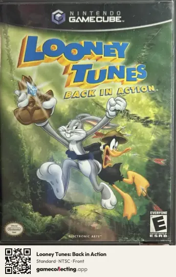Looney Tunes: Back in Action Nintendo GameCube, NTSC box front