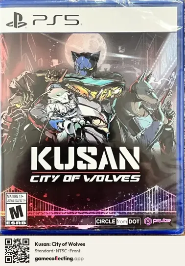 Kusan: City of Wolves PlayStation 5, NTSC box front