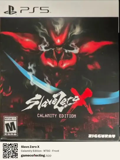 Slave Zero X PlayStation 5, NTSC box front