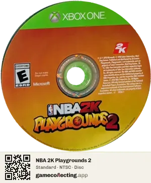 NBA 2K Playgrounds 2 Xbox One, NTSC disc