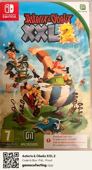 Asterix & Obelix XXL 2 Nintendo Switch, PAL box front