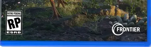 Jurassic World Evolution 3, the ESRB box on its front