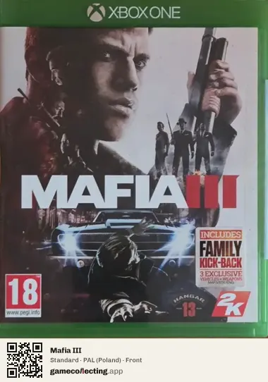 Mafia III Xbox One, Poland box front