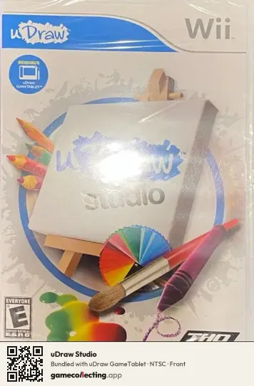 uDraw Studio Nintendo Wii, NTSC box front