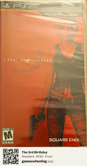 The 3rd Birthday PlayStation Portable, NTSC box front