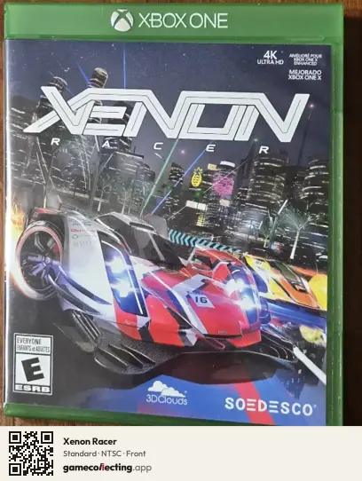 Xenon Racer Xbox One, NTSC box front