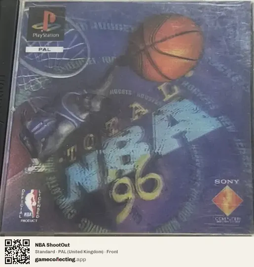 NBA ShootOut PlayStation, United Kingdom box front