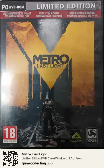 Metro: Last Light Computer, PAL box front